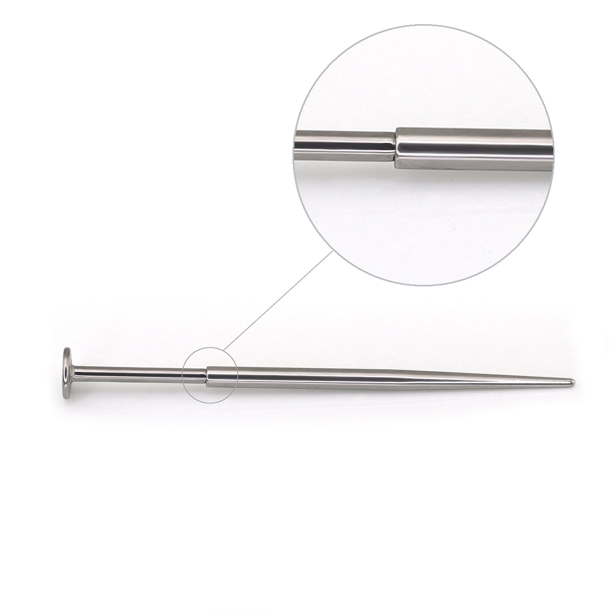 3PCS Stainless Steel Externally Threaded Piercing Guide Needle - 3PCS Stainless Steel Externally Threaded Piercing Guide Needle - Lip Stud 3PCS by CRUXJEWELRY