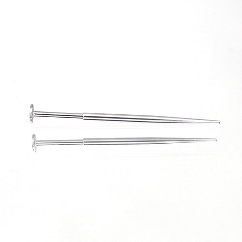 3PCS Stainless Steel Externally Threaded Piercing Guide Needle - 3PCS Stainless Steel Externally Threaded Piercing Guide Needle - Lip Stud 3PCS by CRUXJEWELRY