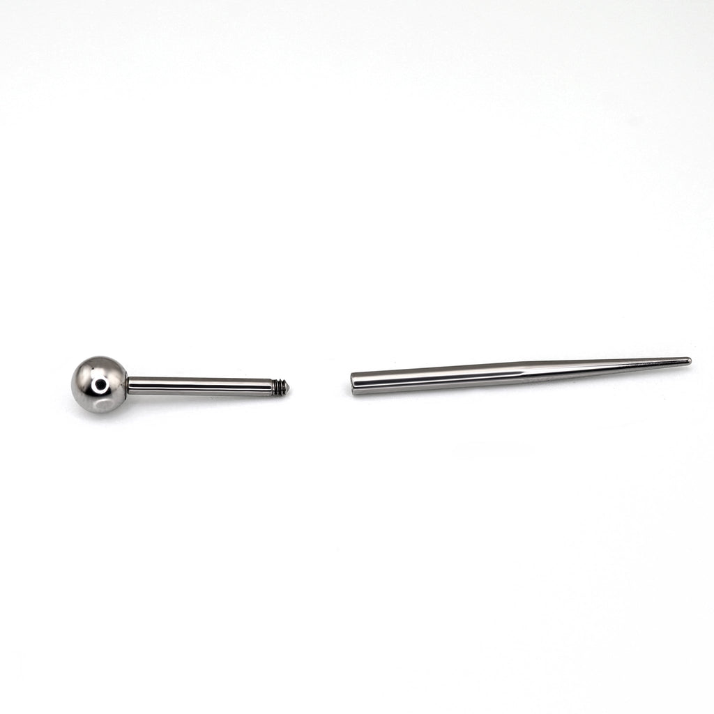 3PCS Stainless Steel Externally Threaded Piercing Guide Needle - 3PCS Stainless Steel Externally Threaded Piercing Guide Needle - Lip Stud 3PCS by CRUXJEWELRY
