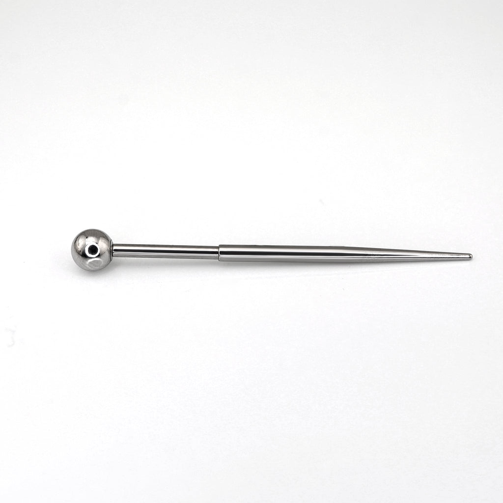 3PCS Stainless Steel Externally Threaded Piercing Guide Needle - 3PCS Stainless Steel Externally Threaded Piercing Guide Needle - Tongue Stud 3PCS by CRUXJEWELRY