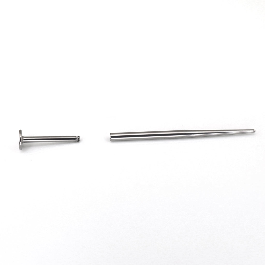 3PCS Stainless Steel Externally Threaded Piercing Guide Needle - 3PCS Stainless Steel Externally Threaded Piercing Guide Needle - Lip Stud 3PCS by CRUXJEWELRY