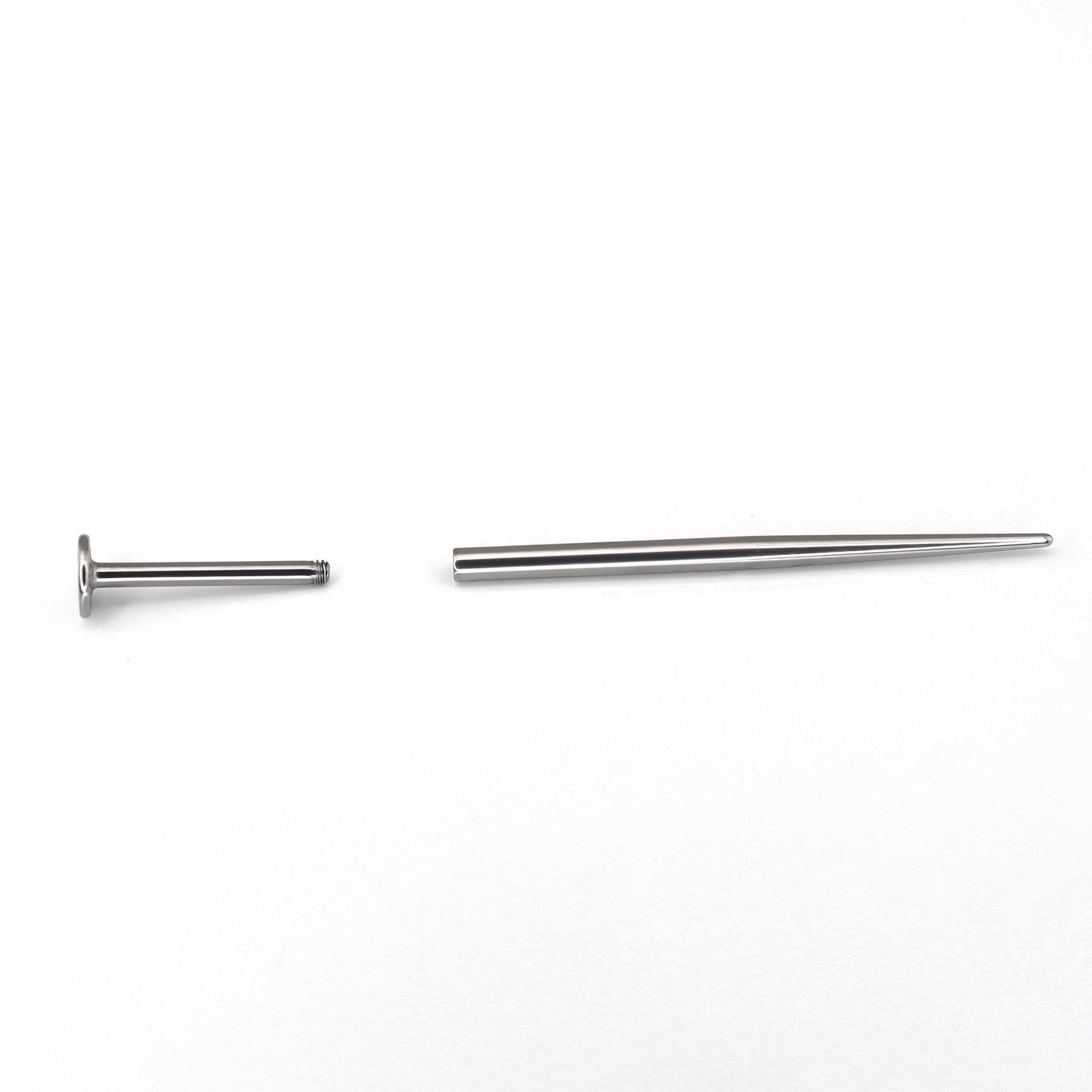 3PCS Stainless Steel Externally Threaded Piercing Guide Needle - 3PCS Stainless Steel Externally Threaded Piercing Guide Needle - Lip Stud 3PCS by CRUXJEWELRY