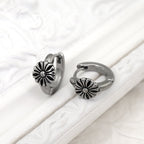Vintage Sunflower stainless steel Earrings - Vintage Sunflower stainless steel Earrings - Single by CRUXJEWELRY