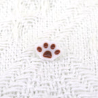 Paws & Purrs - Siamese Kitten & Fish 3D Earrings - Paws & Purrs - Siamese Kitten & Fish 3D Earrings - Paw / 6mm by CRUXJEWELRY