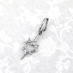 Thorn Heart stainless steel Pendant Earring - Thorn Heart stainless steel Pendant Earring - Single by CRUXJEWELRY