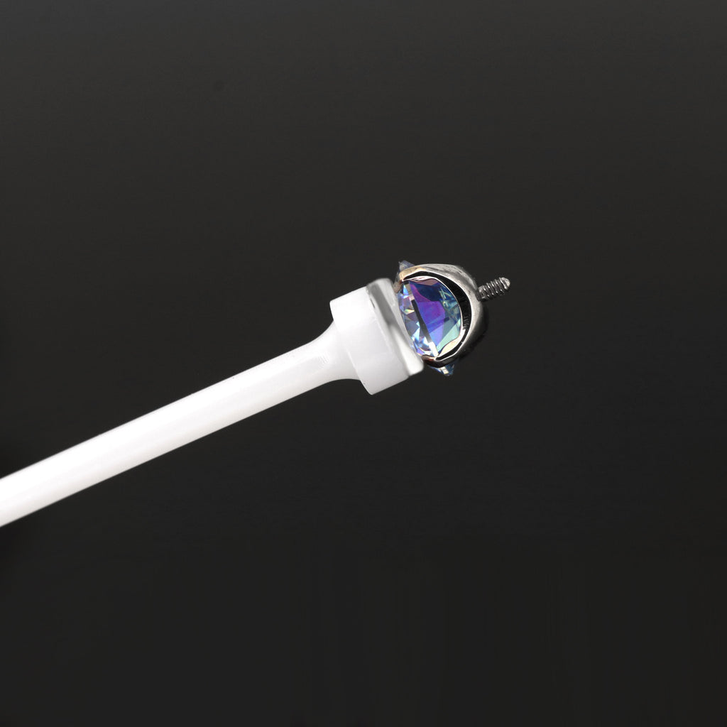 Acrylic Piercing Tool with Adhesive End - Acrylic Piercing Tool with Adhesive End - Default Title by CRUXJEWELRY