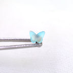 Colorful Resin Butterfly Internally Threaded Stud - Colorful Resin Butterfly Internally Threaded Stud - Blue / Single / 6mm by CRUXJEWELRY