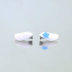 Paws & Purrs - Cute Cinnamoroll Titanium Ear Stud - Paws & Purrs - Cute Cinnamoroll Titanium Ear Stud - 6mm by CRUXJEWELRY
