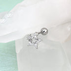 20G Thin Gauge Mini CZSta Earring Stud - 20G Thin Gauge Mini CZSta Earring Stud - Single by CRUXJEWELRY