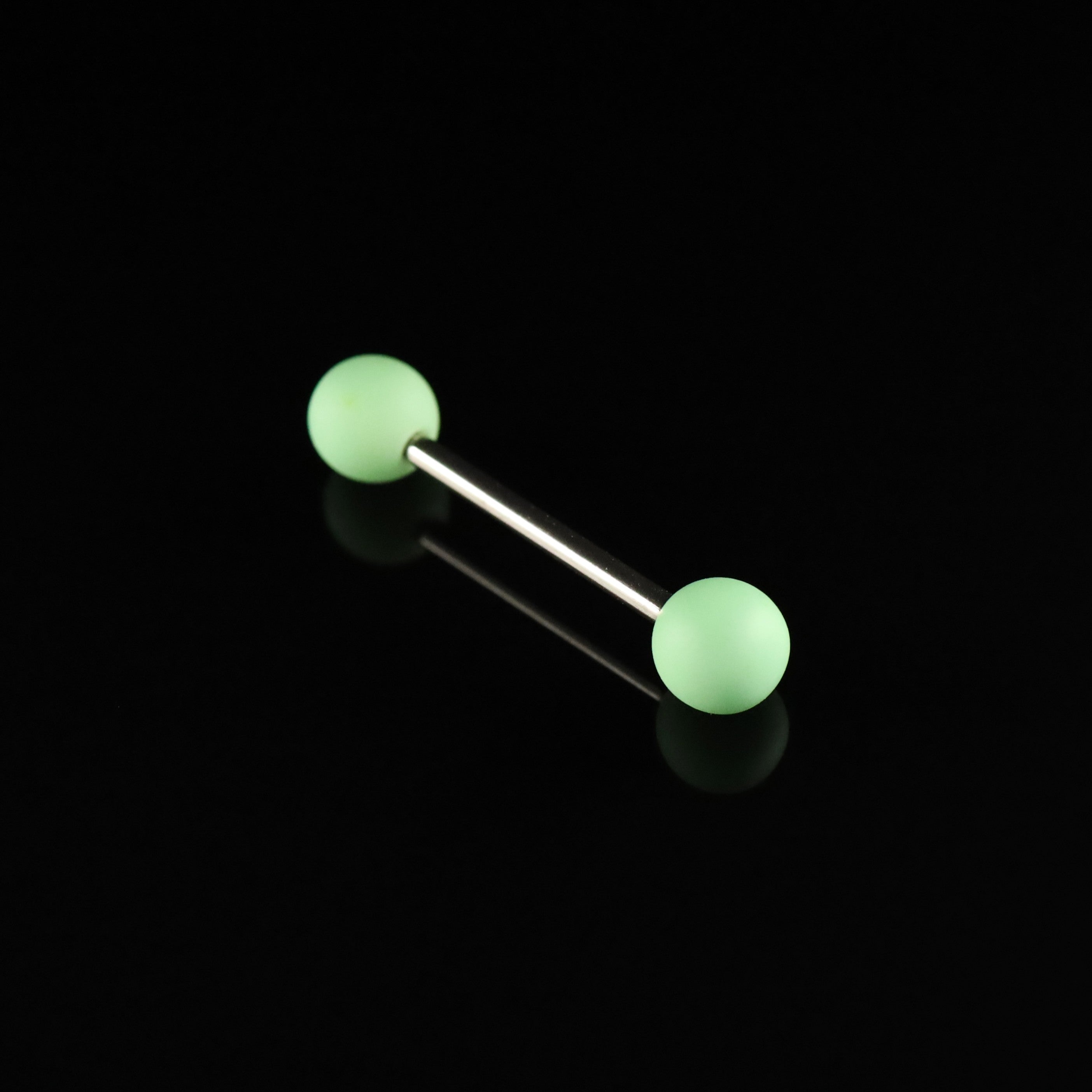 Colorful Acrylic Barbell - Colorful Acrylic Barbell - Neon Green / 8mm by CRUXJEWELRY