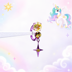 MLP Four-Point Star Titanium Horseshoe Ring | Lip & Cartilage