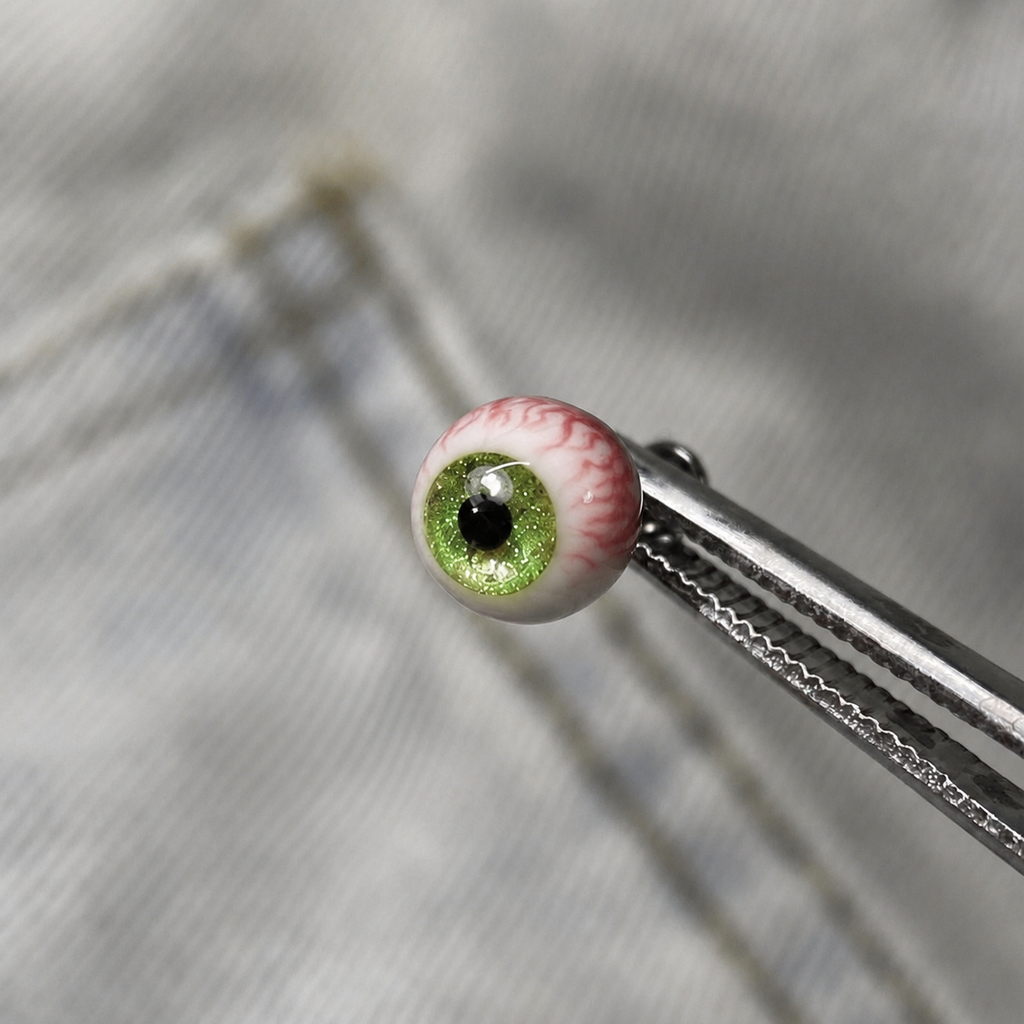 Cthulhu-Auge – Blau-grüner Blick | Ohr-/Lippen-/Zungenpiercings 