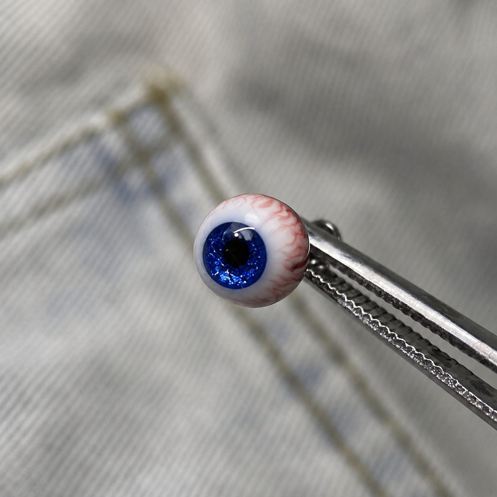 Cthulhu-Auge – Blau-grüner Blick | Ohr-/Lippen-/Zungenpiercings 