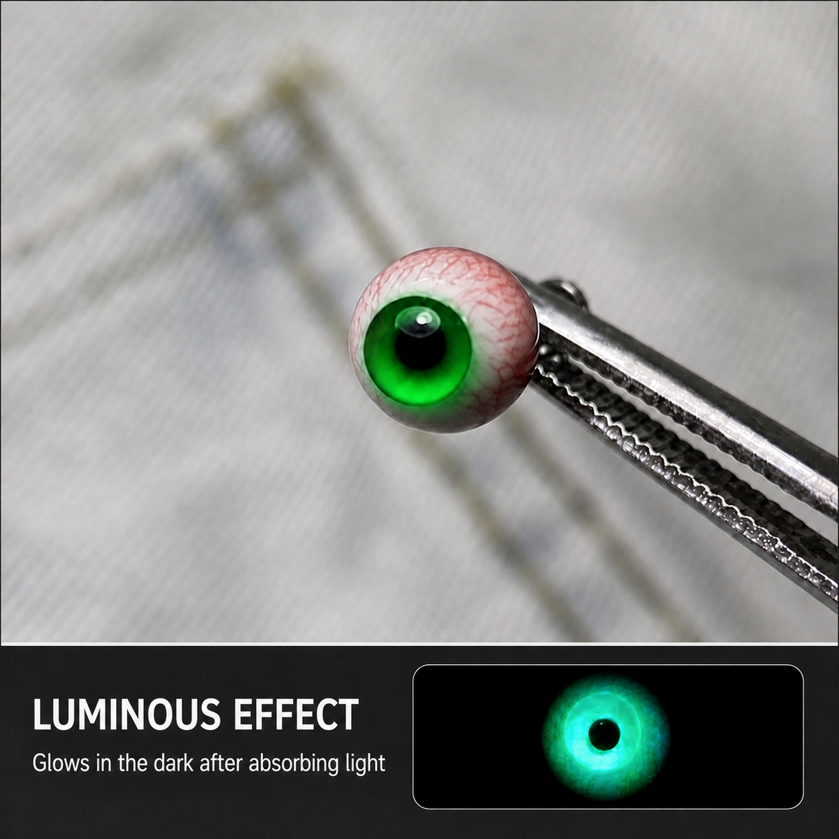 Cthulhu-Auge – Blau-grüner Blick | Ohr-/Lippen-/Zungenpiercings 