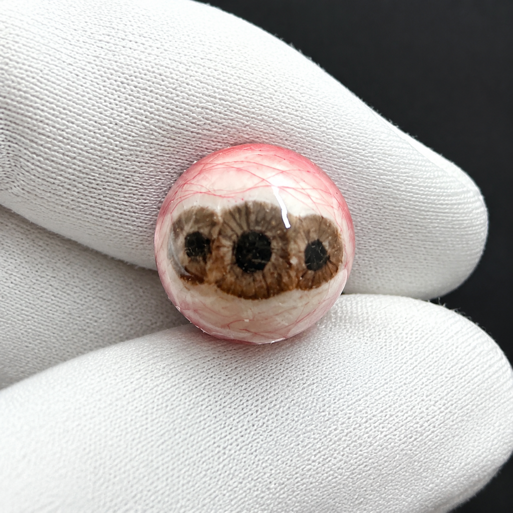 Cthulhu-Auge – Herz &amp; Kreuz | Ohr-/Lippen-/Zungenstecker 