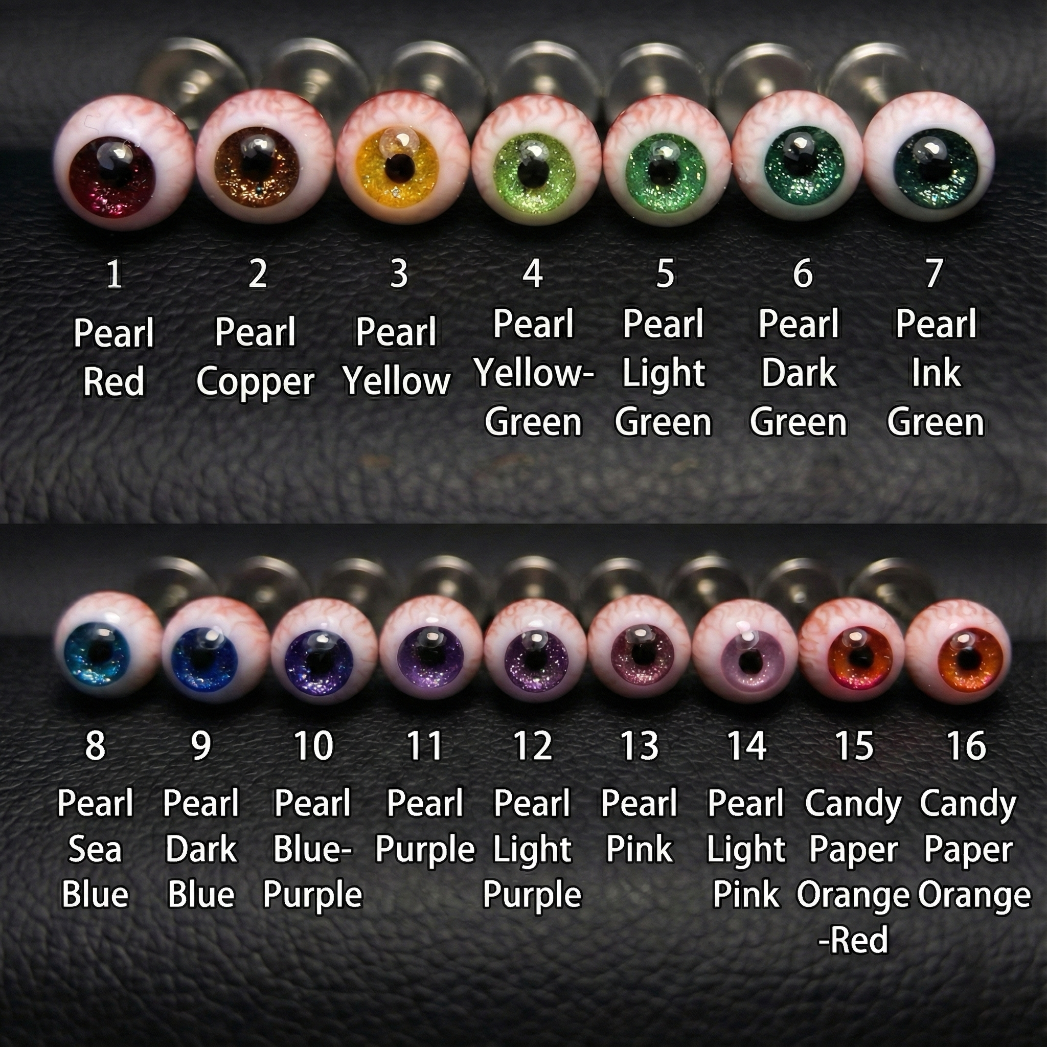 Cthulhu Eye - Titanium Pearl Eyeball | Ear/Tongue/Lip Studs