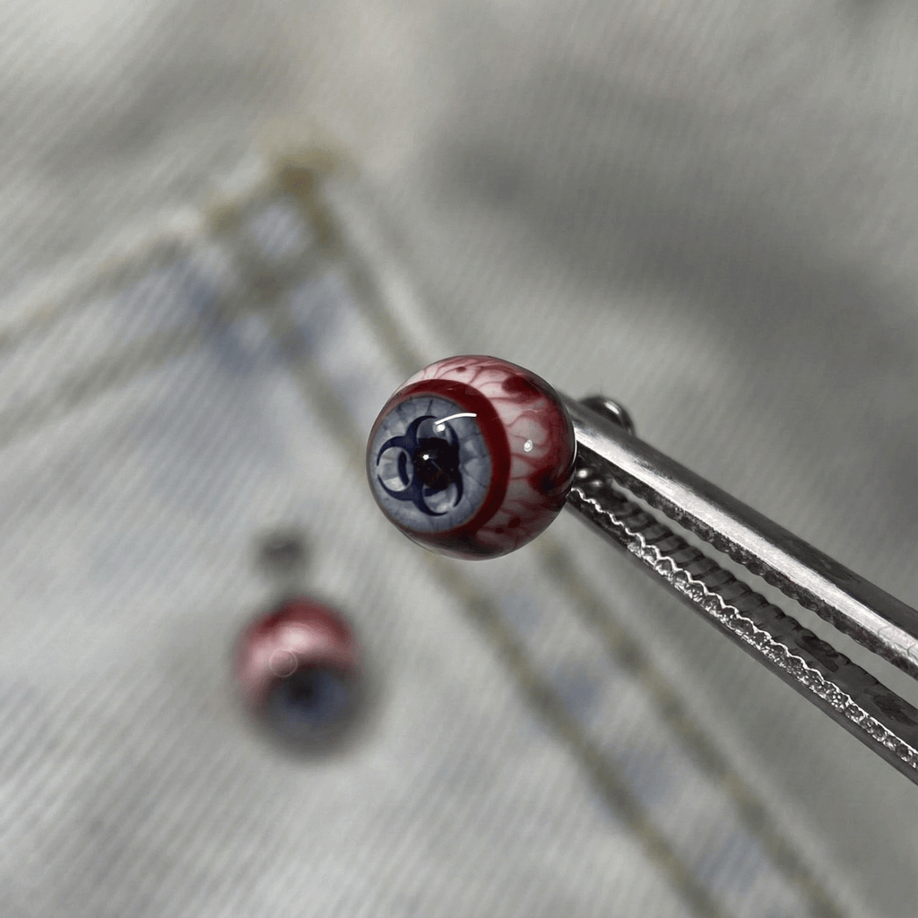 Cthulhu Eye - Toxic Protocol | Ear/Tongue/Lip Titanium Studs