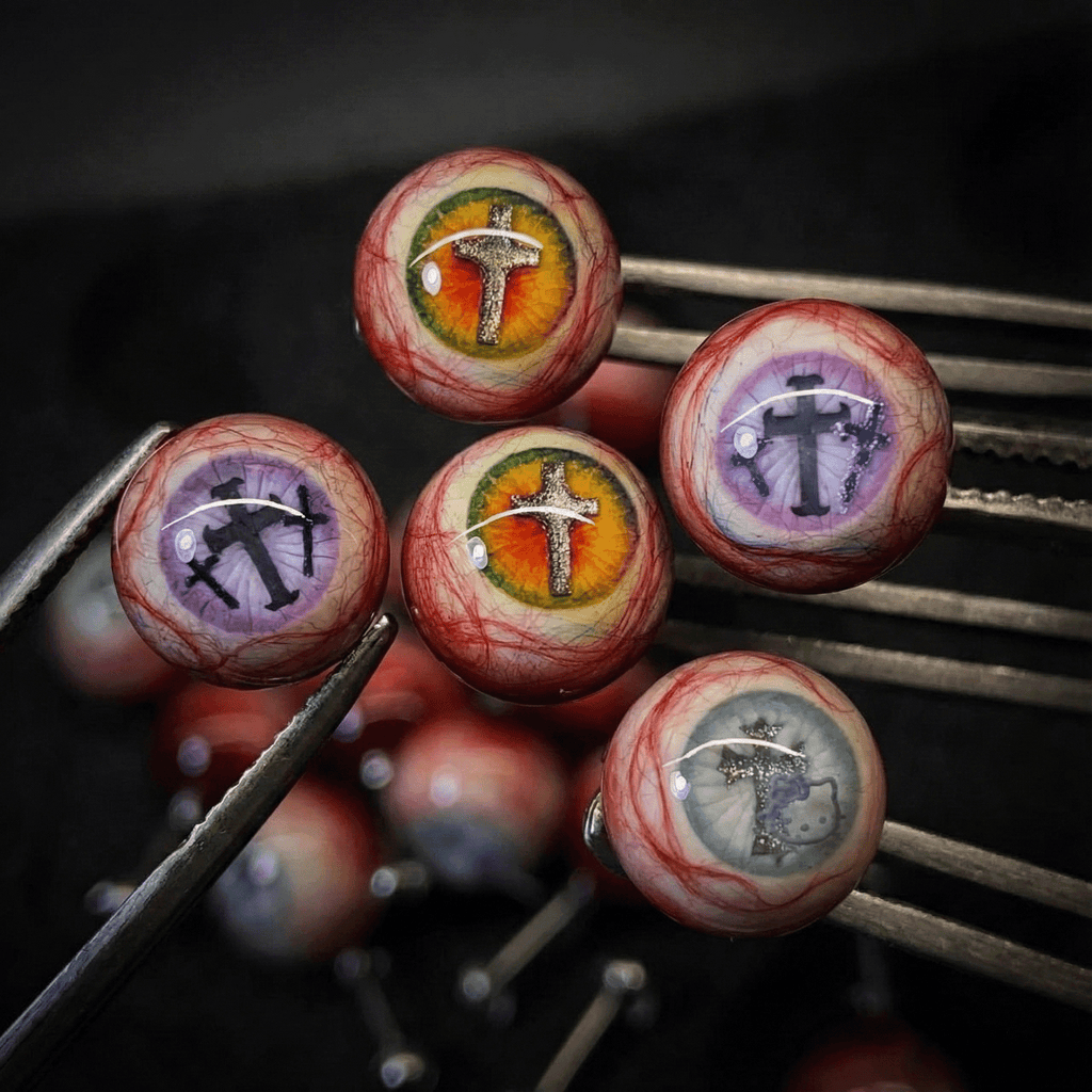 Cthulhu Eye - CURX Limited Titanium Eyeball | Ear/Lip/Tongue Titanium Studs