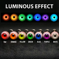Cthulhu Eye - Luminous Titanium Eyeball | Ear/Tongue/Lip Studs