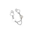 Openwork Heart Ear Chain - Openwork Heart Ear Chain - Heart Chain by CRUXJEWELRY