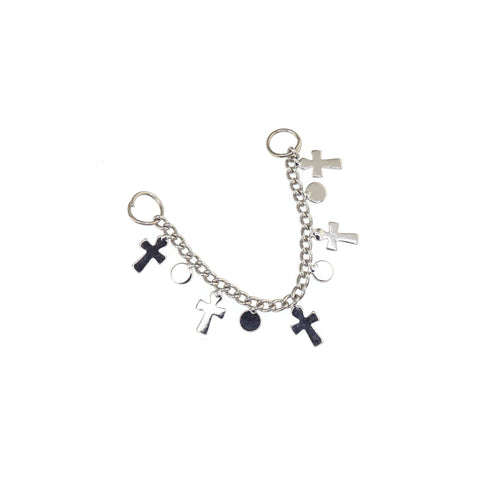 Metal Gothic Cross Stainless Steel Ear Chain