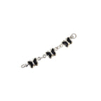 Black Oil Slick Gothic Butterfly Earring Set - Black Oil Slick Gothic Butterfly Earring Set - Butterfly Chain by CRUXJEWELRY