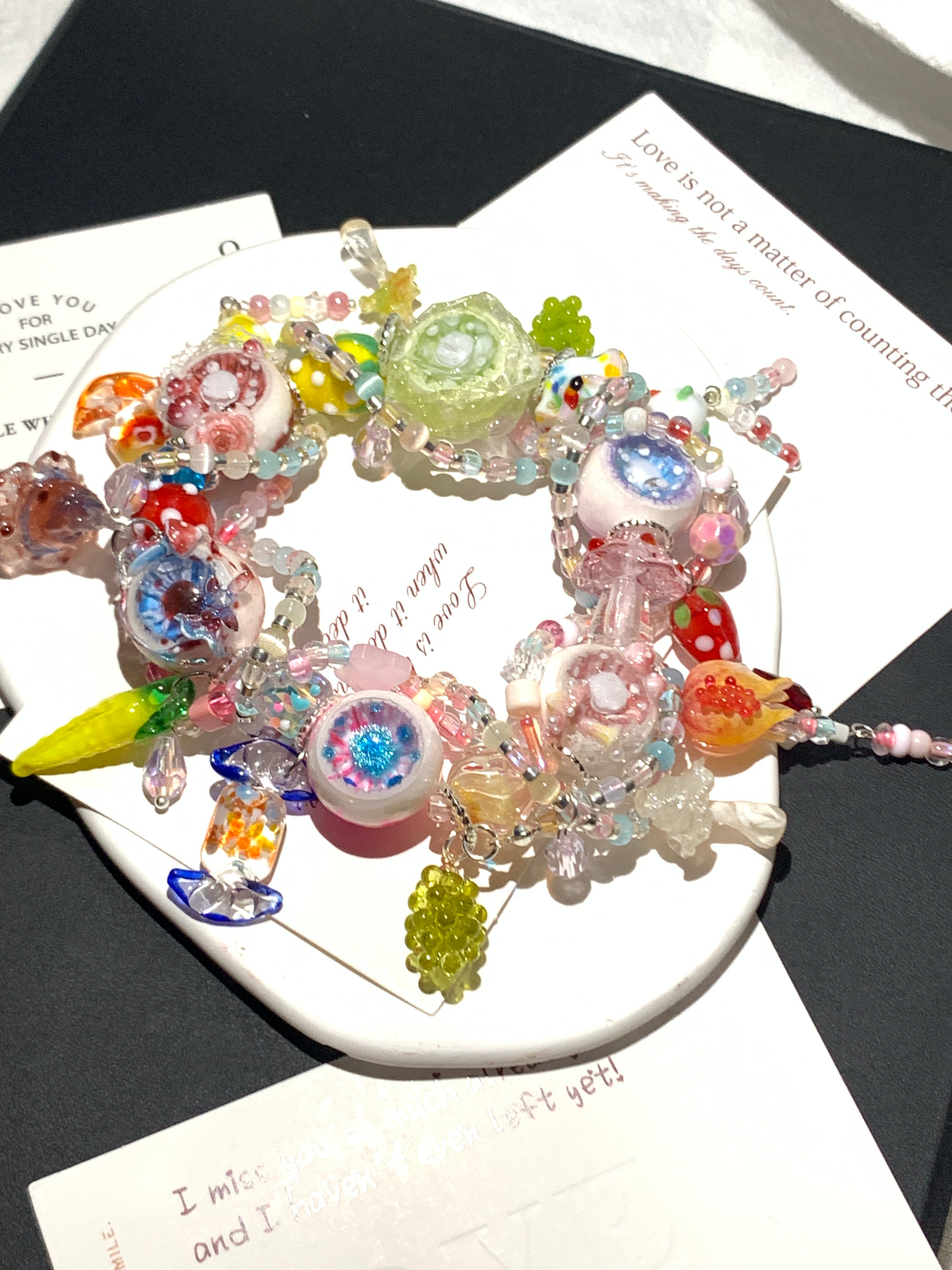 Cthulhu Eye - Vibrant Dopamine Crash Bracelet - Cthulhu Eye - Vibrant Dopamine Crash Bracelet - Default Title by CRUXJEWELRY