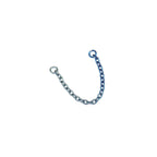 Y2K Double Lip & Nose Chain - Y2K Double Lip & Nose Chain - Blue-White Gradient by CRUXJEWELRY