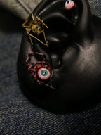 Cthulhu-Auge – Herz &amp; Kreuz | Ohr-/Lippen-/Zungenstecker 