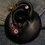 Cthulhu-Auge – Herz &amp; Kreuz | Ohr-/Lippen-/Zungenstecker 
