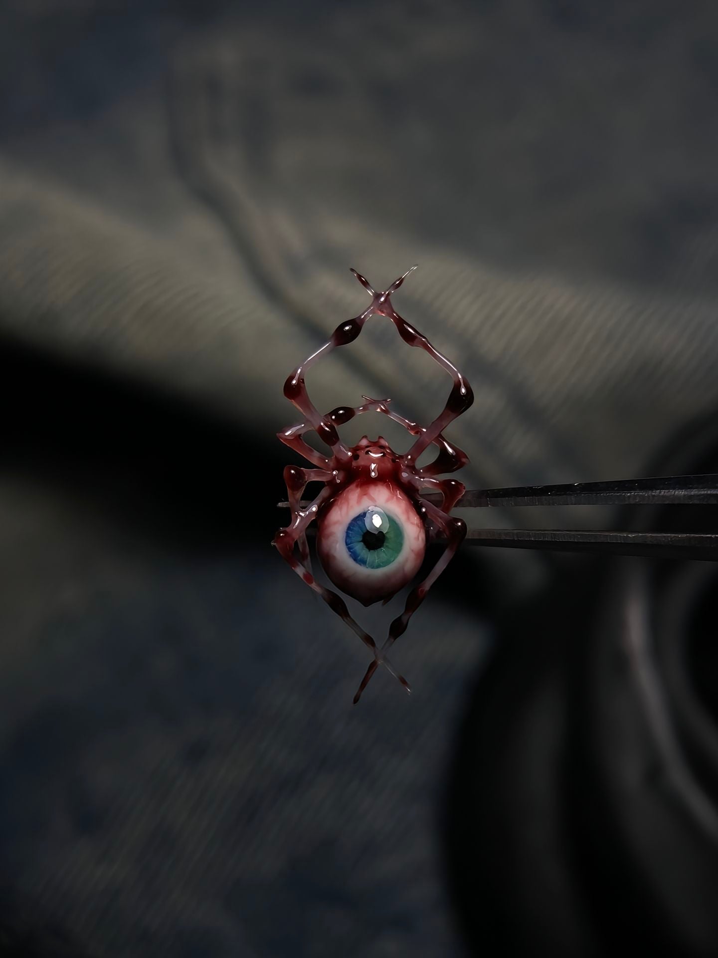 Cthulhu-Auge – Herz &amp; Kreuz | Ohr-/Lippen-/Zungenstecker 