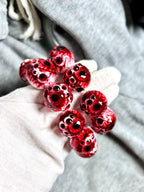 Cthulhu Eye - Scarlet Dual-Pupil Cuff Bracelet (1PCS) - Cthulhu Eye - Scarlet Dual-Pupil Cuff Bracelet (1PCS) - Default Title by CRUXJEWELRY