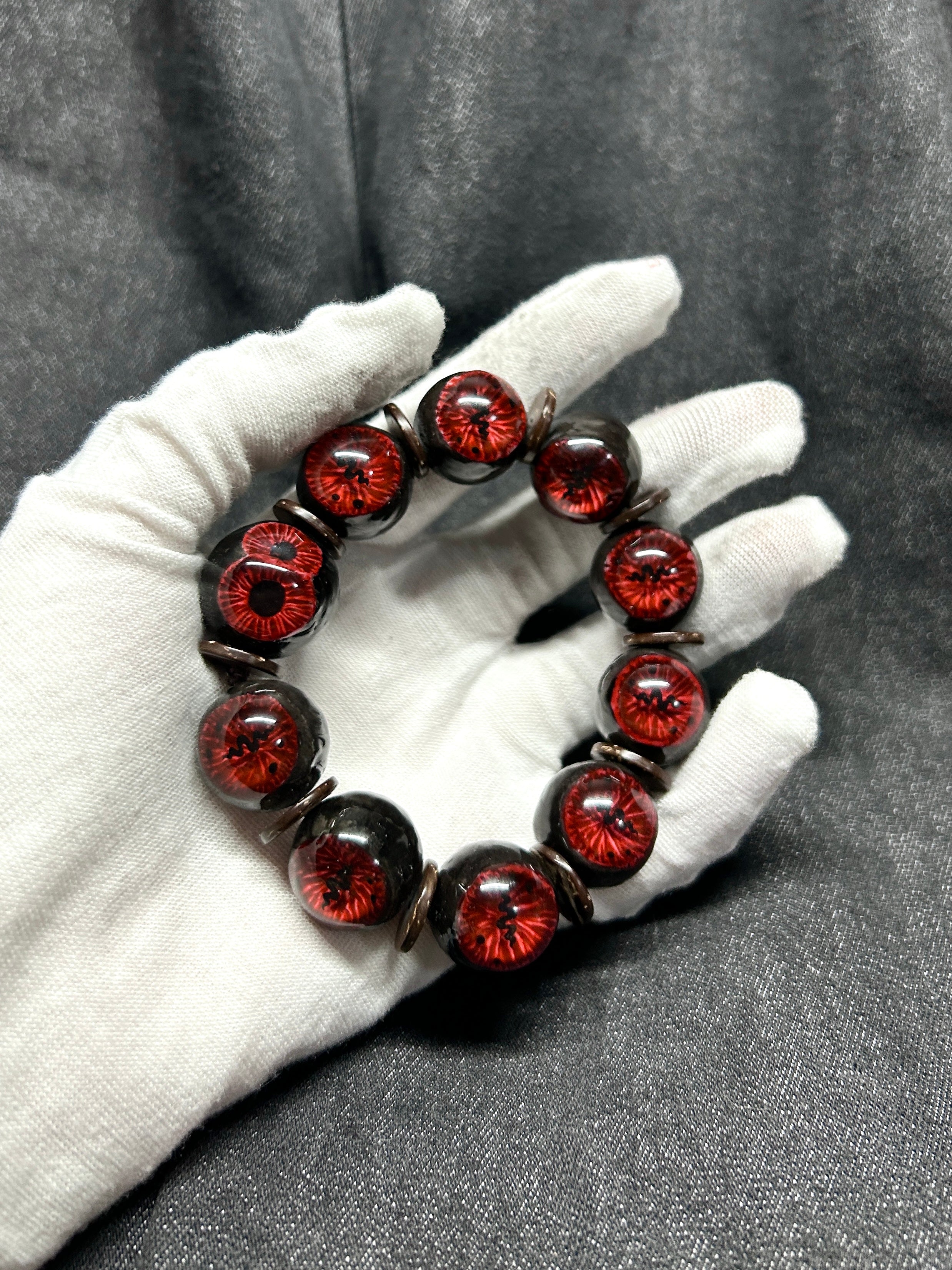 Cthulhu Eye -The Double Pupil Bracelet: See Beyond the Veil of Reality (1PCS) - Cthulhu Eye -The Double Pupil Bracelet: See Beyond the Veil of Reality (1PCS) - Default Title by CRUXJEWELRY