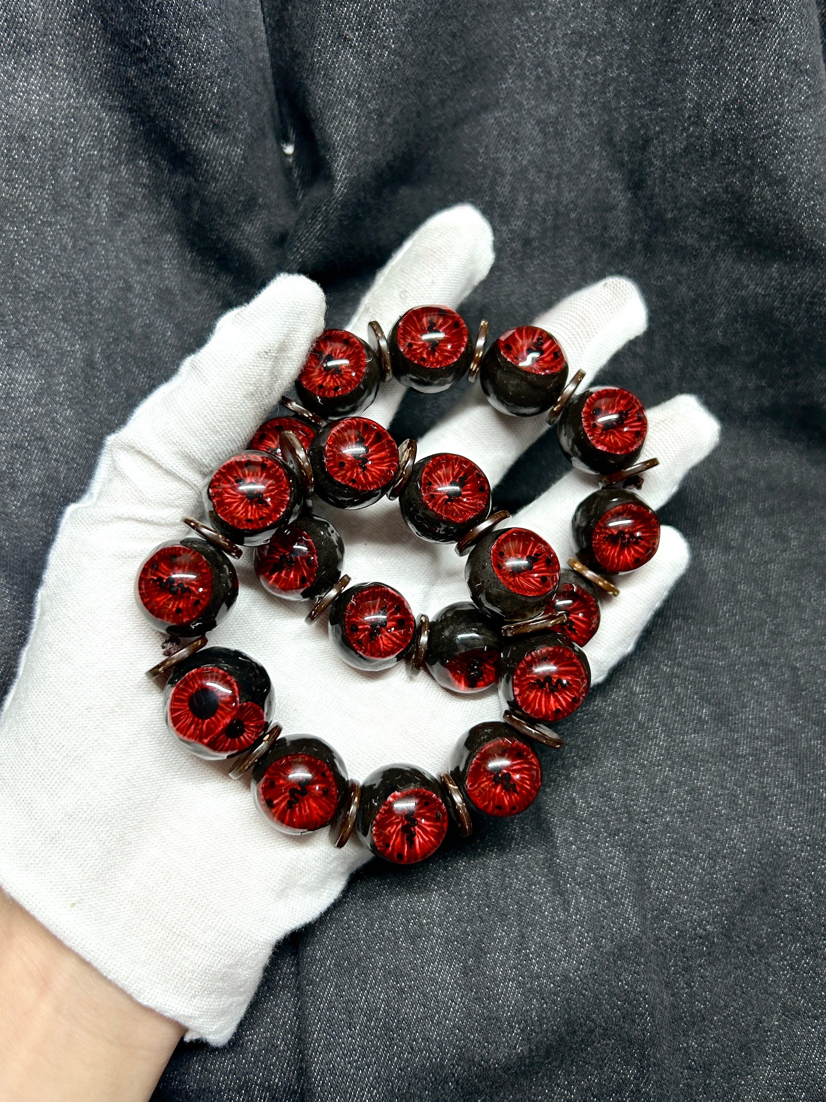 Cthulhu Eye -The Double Pupil Bracelet: See Beyond the Veil of Reality (1PCS) - Cthulhu Eye -The Double Pupil Bracelet: See Beyond the Veil of Reality (1PCS) - Default Title by CRUXJEWELRY