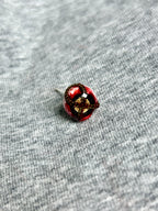 Cthulhu Eye - The Sealing Eye Ear/Lip/Tongue Studs - Cthulhu Eye - The Sealing Eye Ear/Lip/Tongue Studs - Seal‘s Eye | Vigilant (1PCS) / Flat-Back（Default） / 4mm by CRUXJEWELRY