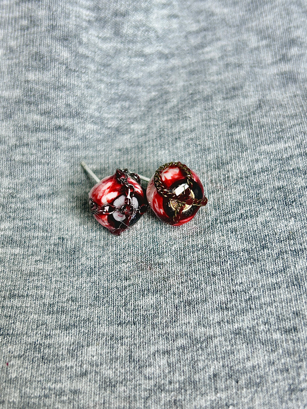 Cthulhu Eye - The Sealing Eye Ear/Lip/Tongue Studs - Cthulhu Eye - The Sealing Eye Ear/Lip/Tongue Studs - Set(2PCS) / Flat-Back（Default） / 4mm by CRUXJEWELRY