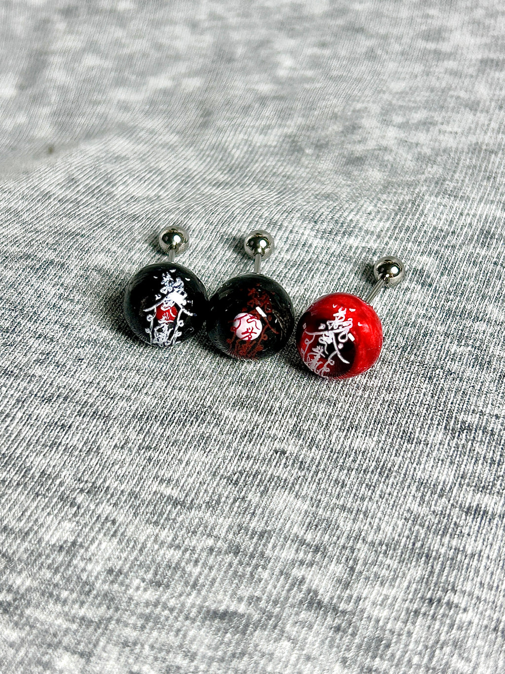 Cthulhu Eye - Ward Series | Ear/Lip/Tongue Studs - Cthulhu Eye - Ward Series | Ear/Lip/Tongue Studs - Ward of Shelter / Flat-Back（Default） / 4mm by CRUXJEWELRY