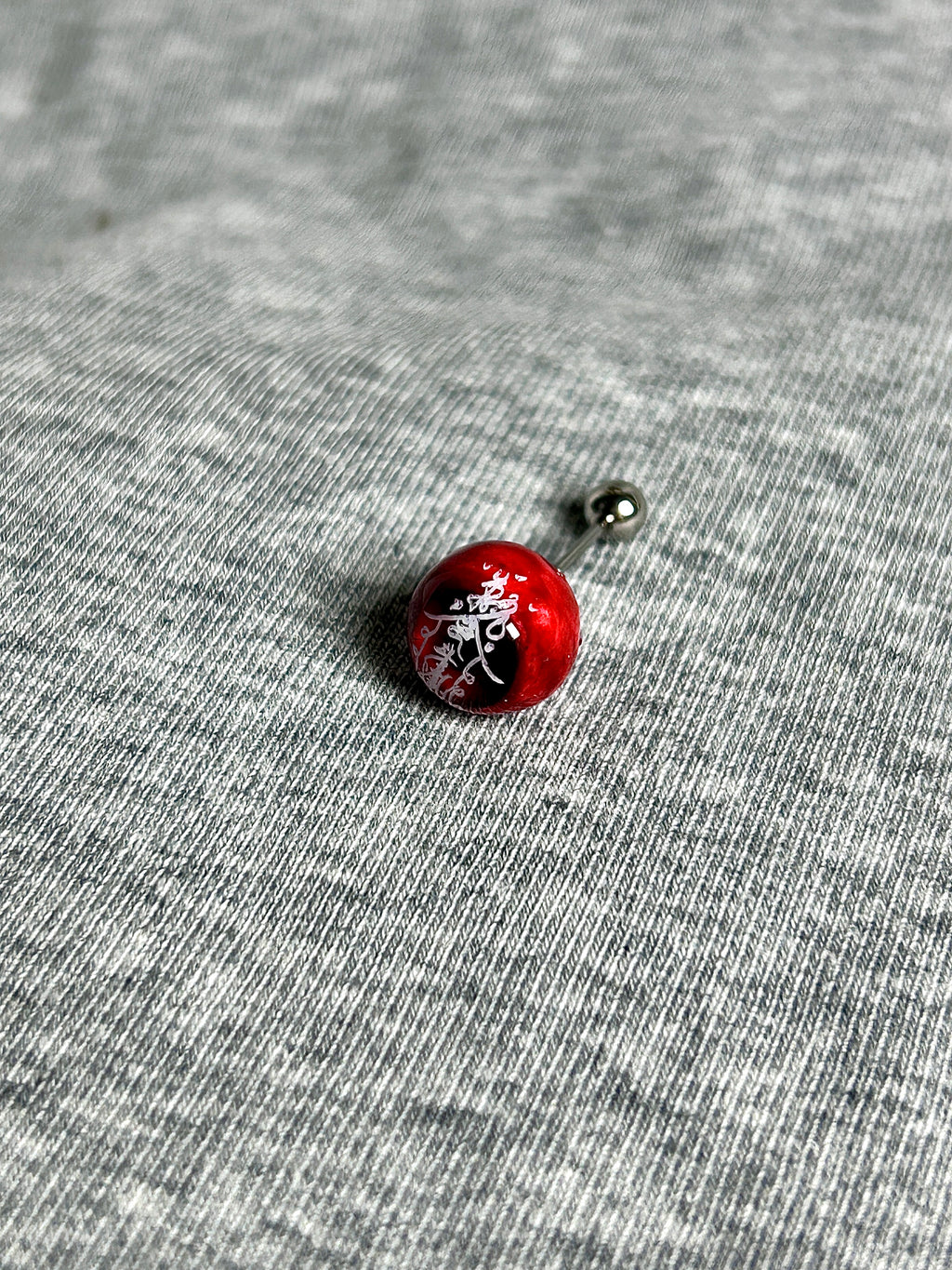 Cthulhu Eye - Ward Series | Ear/Lip/Tongue Studs - Cthulhu Eye - Ward Series | Ear/Lip/Tongue Studs - Ward of Heart / Flat-Back（Default） / 4mm by CRUXJEWELRY