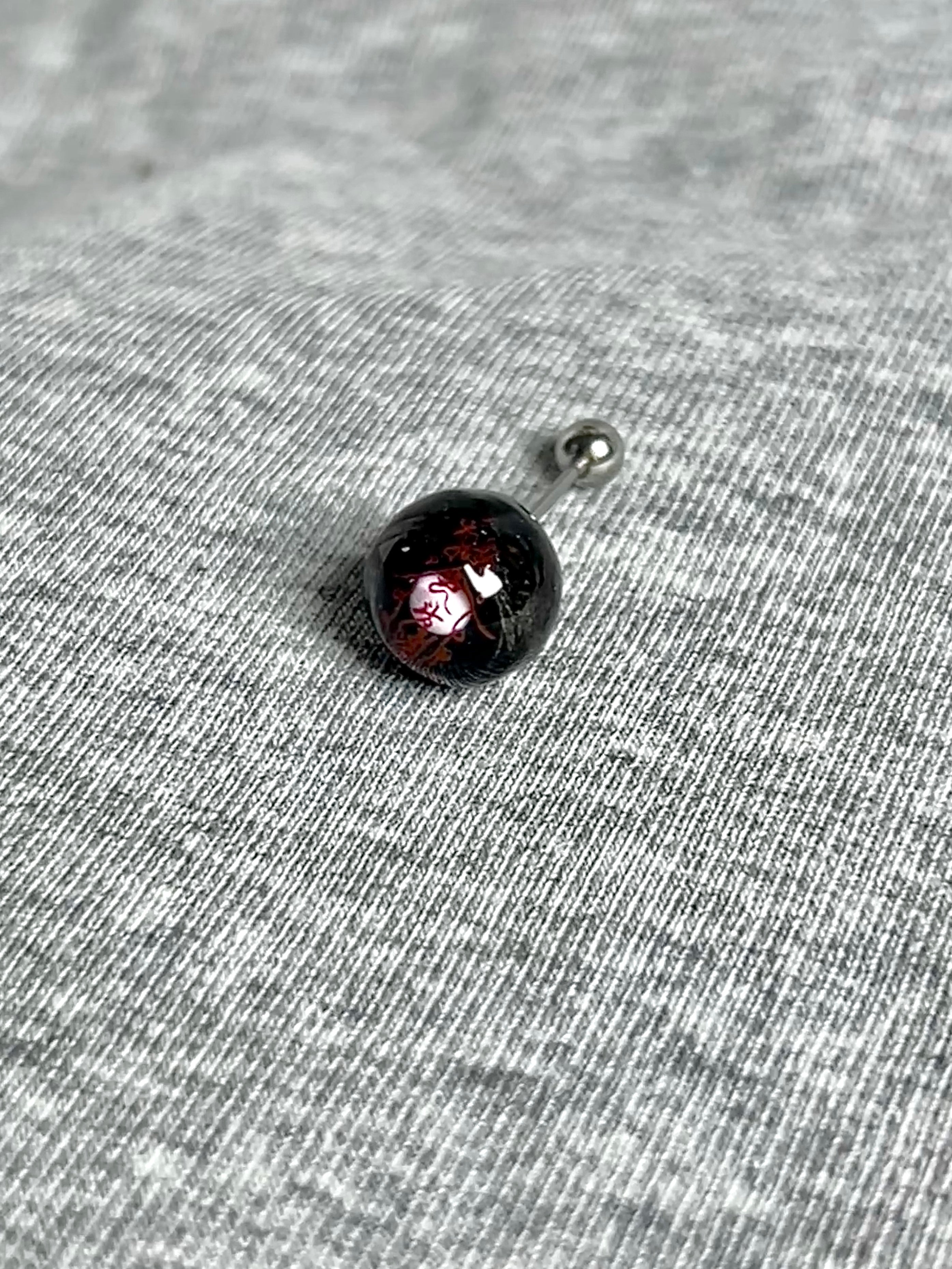 Cthulhu Eye - Ward Series | Ear/Lip/Tongue Studs - Cthulhu Eye - Ward Series | Ear/Lip/Tongue Studs - Ward of Shelter / Flat-Back（Default） / 4mm by CRUXJEWELRY