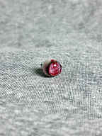 Cthulhu Eye - Zhou Amulet | Ear/Lip/Tongue Studs - Cthulhu Eye - Zhou Amulet | Ear/Lip/Tongue Studs - Script of Ascent / Flat-Back（Default） / 4mm by CRUXJEWELRY