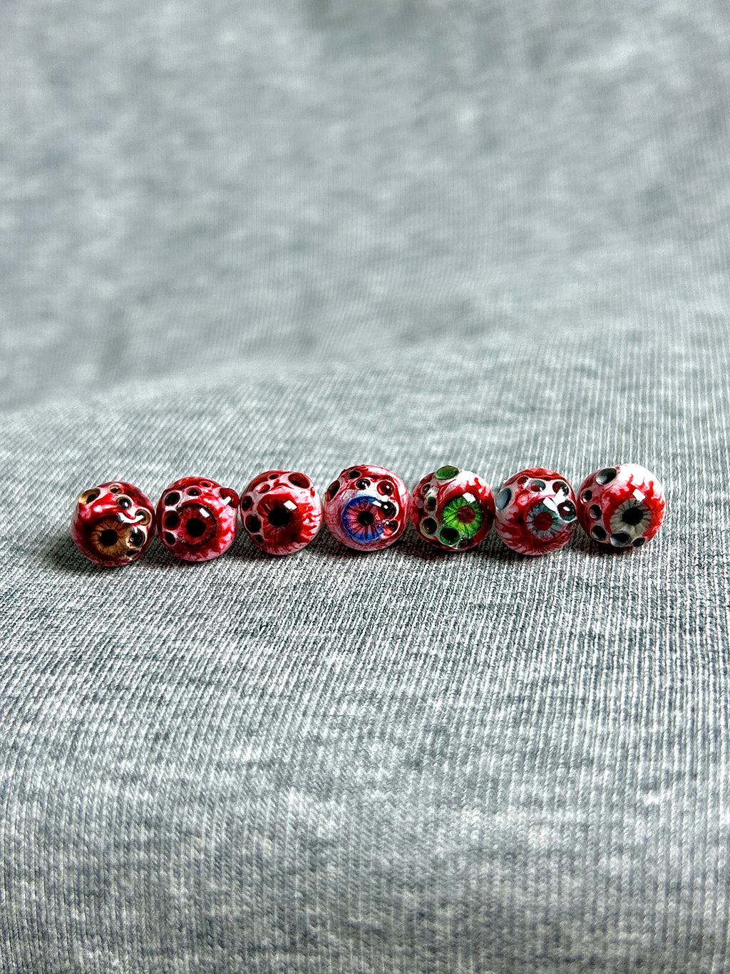 Cthulhu Eye - Duplex Iris | Ear/Lip/Tongue Studs - Cthulhu Eye - Duplex Iris | Ear/Lip/Tongue Studs - Prophet / Flat-Back（Default） / 4mm by CRUXJEWELRY