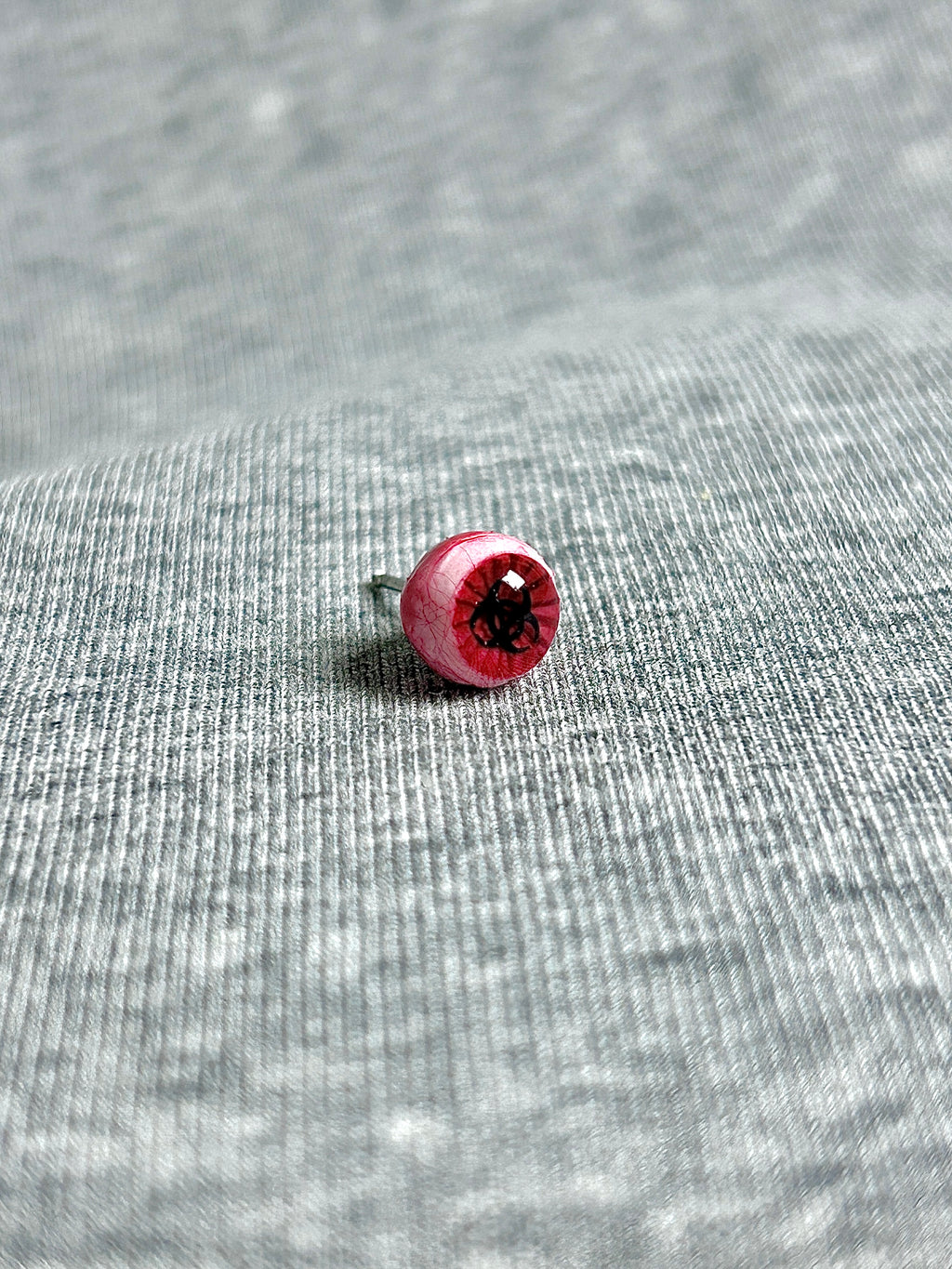 Cthulhu Eye - Viralove | Ear/Lip/Tongue Studs - Cthulhu Eye - Viralove | Ear/Lip/Tongue Studs - Virus(1PCS) / Flat-Back（Default） / 4mm by CRUXJEWELRY