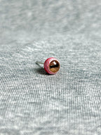 Cthulhu Eye - Lateral Gaze | Ear/Lip/Tongue Studs - Cthulhu Eye - Lateral Gaze | Ear/Lip/Tongue Studs - Symbiotic Orb / Flat-Back（Default） / 4mm by CRUXJEWELRY