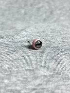 Cthulhu Eye - Lateral Gaze | Ear/Lip/Tongue Studs - Cthulhu Eye - Lateral Gaze | Ear/Lip/Tongue Studs - The Keepsake / Flat-Back（Default） / 4mm by CRUXJEWELRY