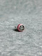 Cthulhu Eye - Lateral Gaze | Ear/Lip/Tongue Studs - Cthulhu Eye - Lateral Gaze | Ear/Lip/Tongue Studs - Peripheral Echo / Flat-Back（Default） / 4mm by CRUXJEWELRY