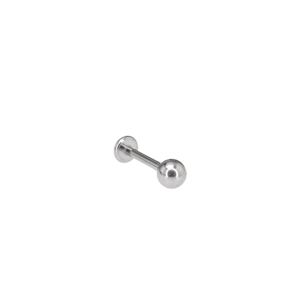 18G Basic Internally Threaded Titanium Labret Stud - 18G Basic Internally Threaded Titanium Labret Stud - 3mm / 6mm by CRUXJEWELRY