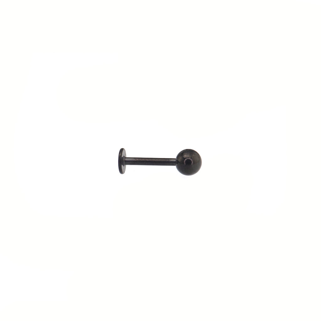 Basic Ball External Thread Stainless Steel Labret Stud - Basic Ball External Thread Stainless Steel Labret Stud - Sliver / 6mm by CRUXJEWELRY