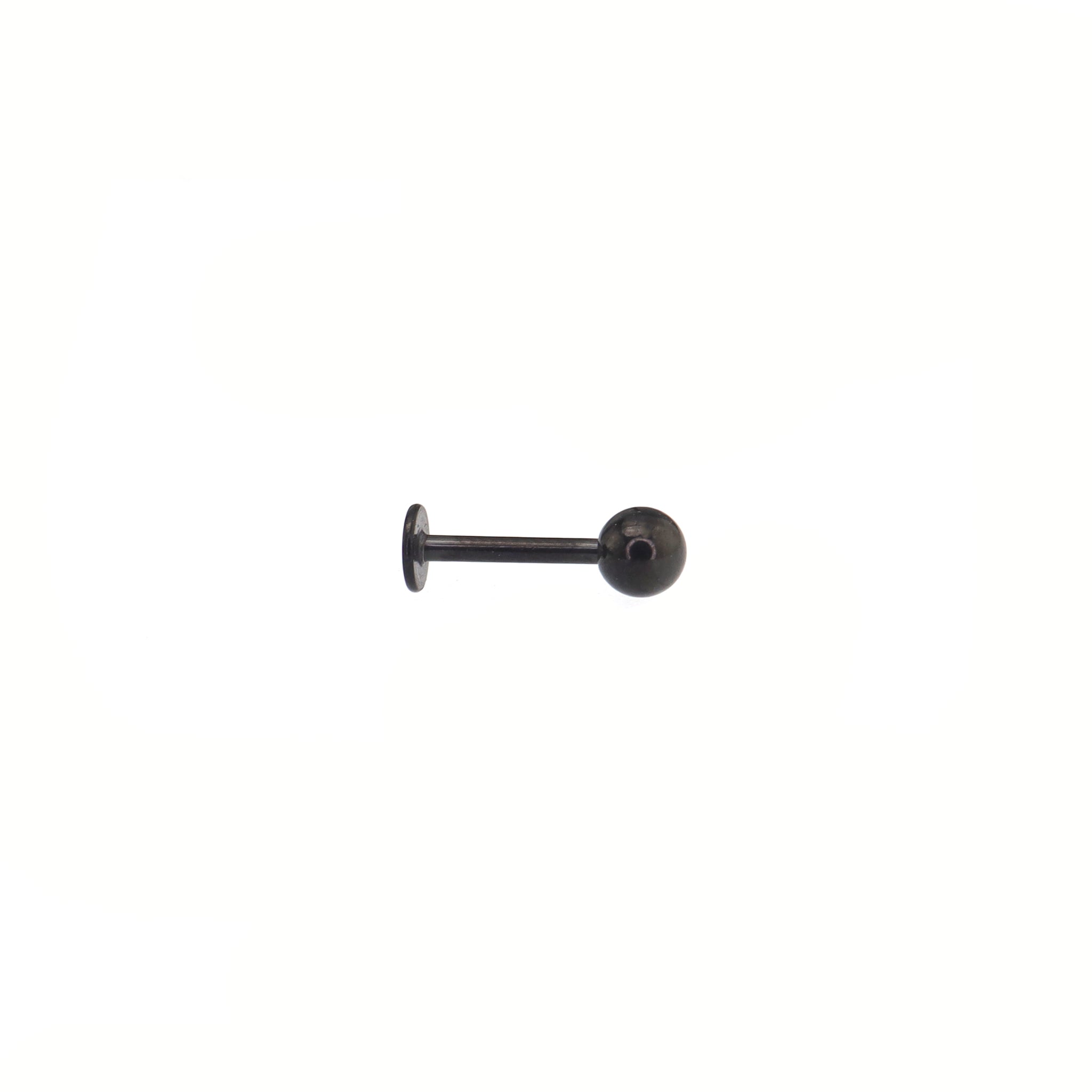 Basic Ball External Thread Stainless Steel Labret Stud - Basic Ball External Thread Stainless Steel Labret Stud - Sliver / 6mm by CRUXJEWELRY