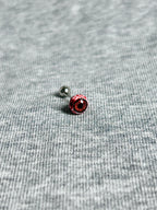 Cthulhu Eye - Bloody Mary‘s Pact | Ear/Lip/Tongue Studs - Cthulhu Eye - Bloody Mary‘s Pact | Ear/Lip/Tongue Studs - Prophecy‘s Gaze / Flat-Back（Default） / 4mm by CRUXJEWELRY