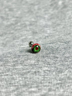 Cthulhu Eye - Bloody Mary‘s Pact | Ear/Lip/Tongue Studs - Cthulhu Eye - Bloody Mary‘s Pact | Ear/Lip/Tongue Studs - Tears of Celery / Flat-Back（Default） / 4mm by CRUXJEWELRY